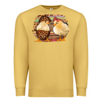 Antique Gold Western Leopard and Serape Chicks Premium Sweatshirt - Jasminsmagicworld