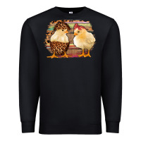 Black Western Leopard and Serape Chicks Premium Sweatshirt - Jasminsmagicworld