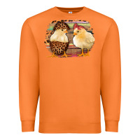 Carrot Western Leopard and Serape Chicks Premium Sweatshirt - Jasminsmagicworld