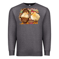 Charcoal Heather Western Leopard and Serape Chicks Premium Sweatshirt - Jasminsmagicworld