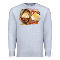 Heather Grey Western Leopard and Serape Chicks Premium Sweatshirt - Jasminsmagicworld