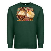 Sports Green Western Leopard and Serape Chicks Premium Sweatshirt - Jasminsmagicworld