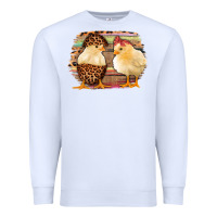 White Western Leopard and Serape Chicks Premium Sweatshirt - Jasminsmagicworld