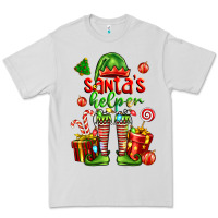Dove Grey santa s helper Premium Tee - FaDigitalArtStudio