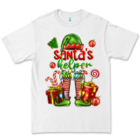 White santa s helper Premium Tee - FaDigitalArtStudio