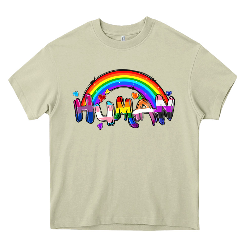 Human Pride Heavy Core Tee by FaDigitalArtStudio | Teevron