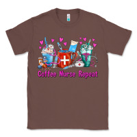 Chestnut Coffee Nurse Repeat Nurse Coffee Cups Classic Tee - FaDigitalArtStudio