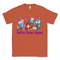 Copper Coffee Nurse Repeat Nurse Coffee Cups Classic Tee - FaDigitalArtStudio