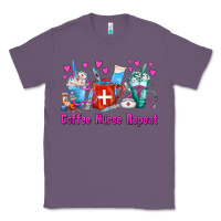 Lavender Coffee Nurse Repeat Nurse Coffee Cups Classic Tee - FaDigitalArtStudio
