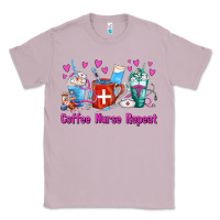 Lilac Coffee Nurse Repeat Nurse Coffee Cups Classic Tee - FaDigitalArtStudio