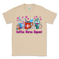 Mushroom Coffee Nurse Repeat Nurse Coffee Cups Classic Tee - FaDigitalArtStudio