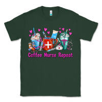 Sports Green Coffee Nurse Repeat Nurse Coffee Cups Classic Tee - FaDigitalArtStudio