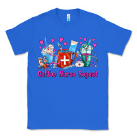 True Royal Coffee Nurse Repeat Nurse Coffee Cups Classic Tee - FaDigitalArtStudio