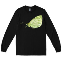 Black Cabbage White Butterfly Long Sleeve Tee - LillyAllenDesigns