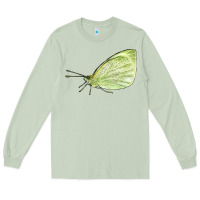 Matcha Cabbage White Butterfly Long Sleeve Tee - LillyAllenDesigns