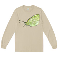Mushroom Cabbage White Butterfly Long Sleeve Tee - LillyAllenDesigns