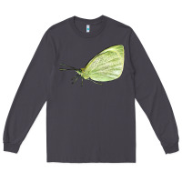 Smoke Cabbage White Butterfly Long Sleeve Tee - LillyAllenDesigns