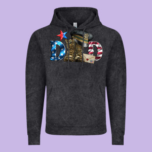 Dad Military Boots And Hat Vintage Hoodie Designed By Artiststas