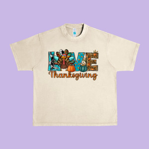 Love Thanksgivings Turkey Urban Heavy Tee Designed By Ranaportraitstore