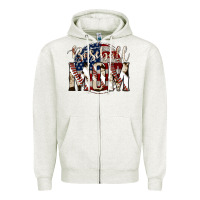 Oatmeal Heather baseball mom Zipper Hoodie - Jasminsmagicworld