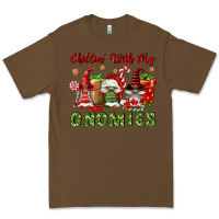 Cacao Chillin' With My Gnomies Premium Tee - FaDigitalArtStudio
