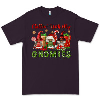 Plum Chillin' With My Gnomies Premium Tee - FaDigitalArtStudio