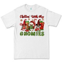 White Chillin' With My Gnomies Premium Tee - FaDigitalArtStudio