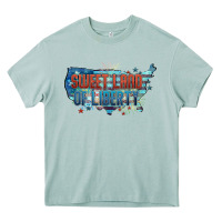 Arona Sweet land of liberty Heavy Core Tee - FaDigitalArtStudio