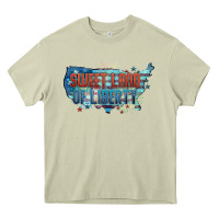 Mossy Sweet land of liberty Heavy Core Tee - FaDigitalArtStudio