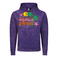 Cloud Purple beach please Vintage Hoodie - Artiststas