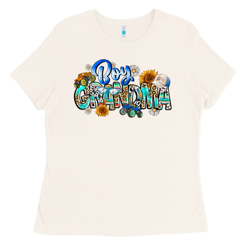 Boy Grandma Ladies Tee by CowhideDigitalArt | Teevron