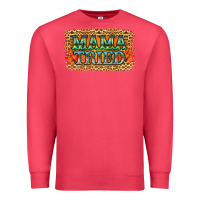 Cardinal Leopard Floral Mama Tried Premium Sweatshirt - Jasminsmagicworld