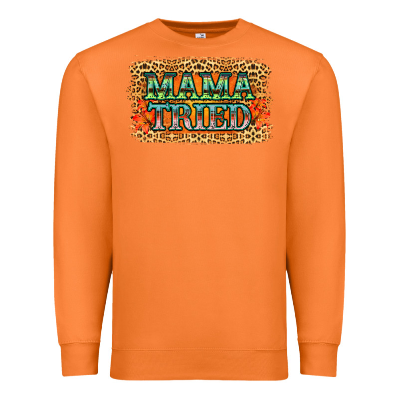 Leopard Floral Mama Tried Premium Sweatshirt by Jasminsmagicworld | Teevron