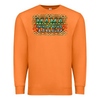 Carrot Leopard Floral Mama Tried Premium Sweatshirt - Jasminsmagicworld