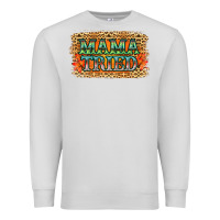 Dove Grey Leopard Floral Mama Tried Premium Sweatshirt - Jasminsmagicworld