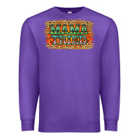 Purple Leopard Floral Mama Tried Premium Sweatshirt - Jasminsmagicworld
