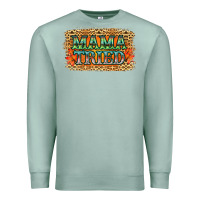 Seafoam Leopard Floral Mama Tried Premium Sweatshirt - Jasminsmagicworld