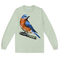 Matcha Eastern Bluebird Long Sleeve Tee - LillyAllenDesigns