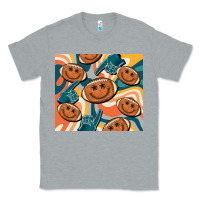 Heather Grey football smiley face Classic Tee - BarkalooDesign