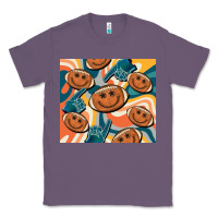 Lavender football smiley face Classic Tee - BarkalooDesign