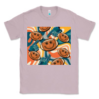 Lilac football smiley face Classic Tee - BarkalooDesign