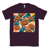 Plum football smiley face Classic Tee - BarkalooDesign