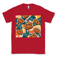 Red football smiley face Classic Tee - BarkalooDesign