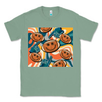 Sage football smiley face Classic Tee - BarkalooDesign