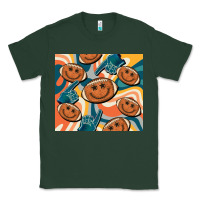Sports Green football smiley face Classic Tee - BarkalooDesign