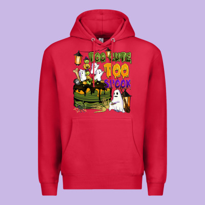 Too Cute Too Spook Premium Hoodie Designed By Barkaloodesign