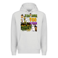 Dove Grey too cute too spook Premium Hoodie - BarkalooDesign