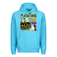 Ocean Blue too cute too spook Premium Hoodie - BarkalooDesign