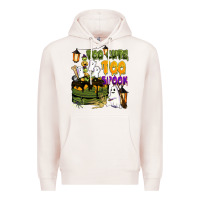 Pale Pink too cute too spook Premium Hoodie - BarkalooDesign