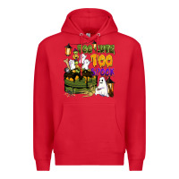 Red too cute too spook Premium Hoodie - BarkalooDesign